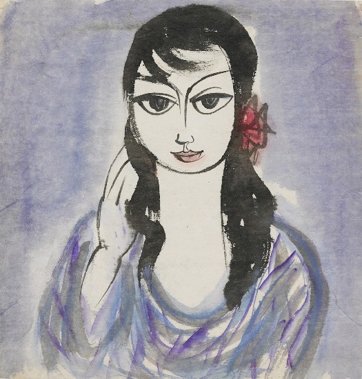 藏品:紫衣女的(1)張圖片