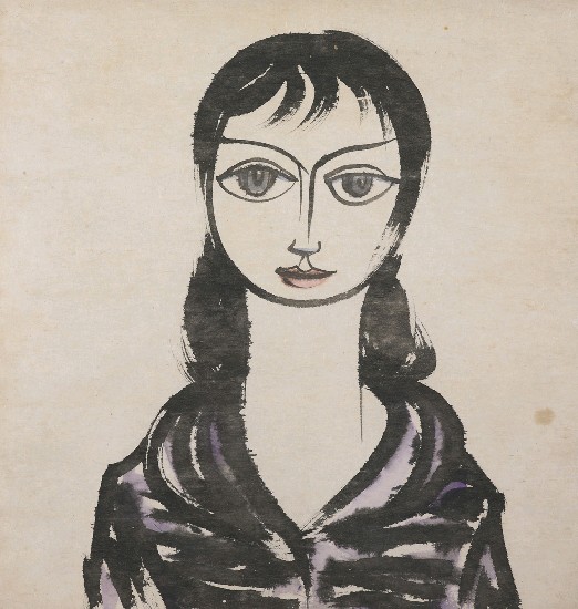 藏品:少女正面像的(1)張圖片