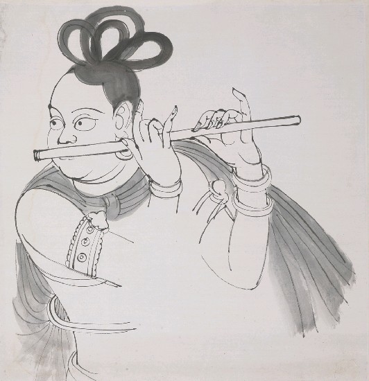 藏品:吹笛的(1)張圖片