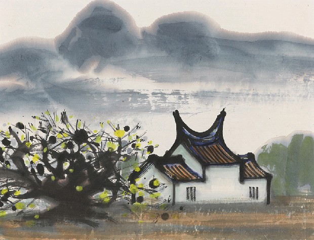 藏品:樹與廟的(1)張圖片