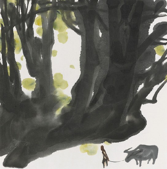 藏品:樹與牛的(1)張圖片