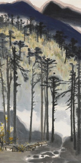 藏品:樹與屋的(1)張圖片