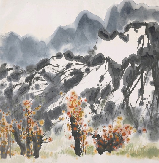 藏品:山水花樹的(1)張圖片