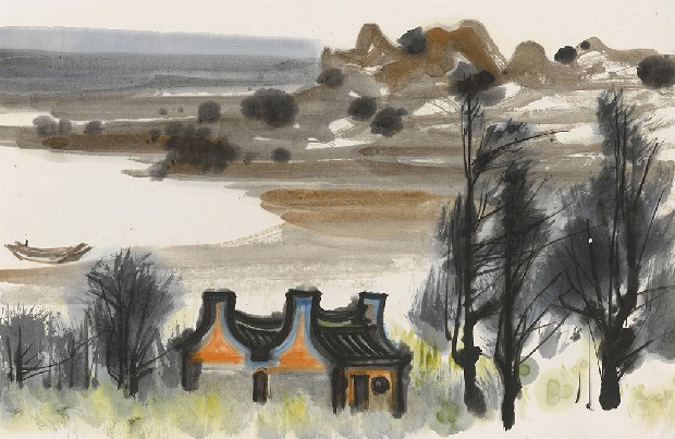 海邊馬背屋的焦點圖