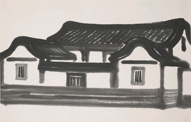 屋(墨色)的焦點圖