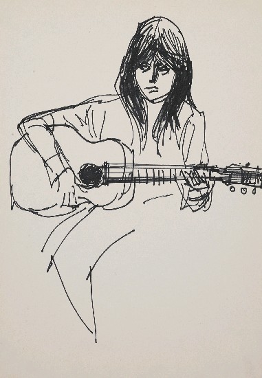 藏品:彈吉他少女的(1)張圖片