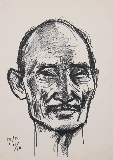 藏品:老人頭像的(1)張圖片