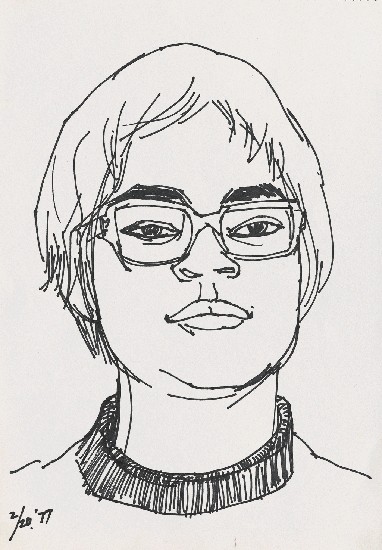 藏品:人物速寫的(1)張圖片