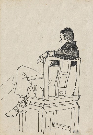 藏品:人物速寫的(1)張圖片