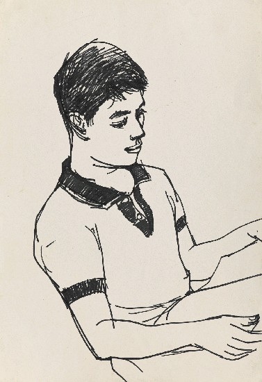 藏品:人物速寫的(1)張圖片