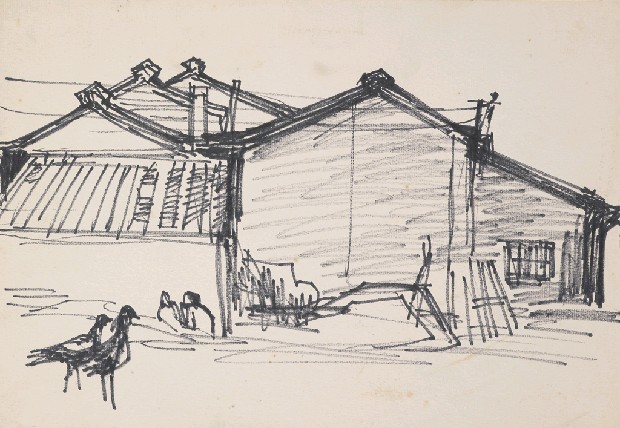 鄉村一景的焦點圖