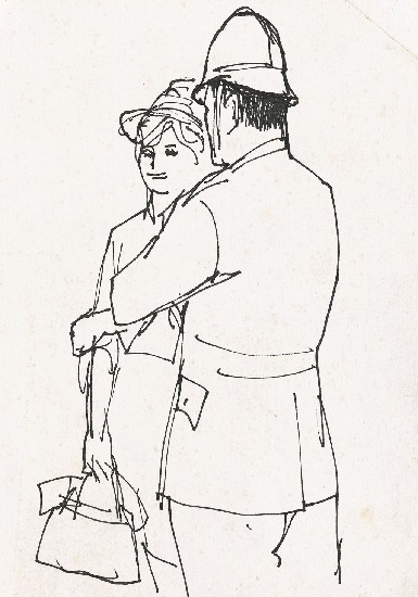 藏品:人物速寫的(1)張圖片