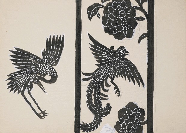 藏品:圖案(鳳凰)的(1)張圖片