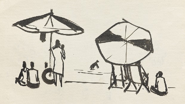 藏品:海邊/人物的(2)張圖片