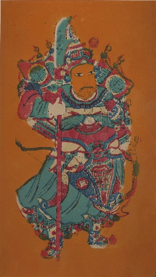 藏品:民俗版畫(門神)(一)的(1)張圖片