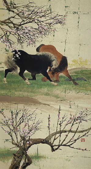 藏品:早春圖(四聯屏)的(2)張圖片