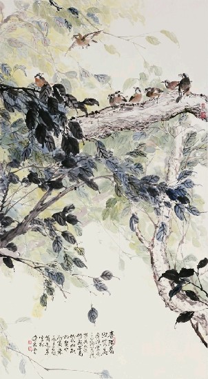 藏品:春陽普照(白頭翁)的(1)張圖片