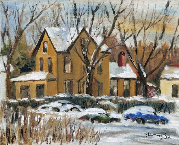 藏品:雪後(新英格蘭冬)的(1)張圖片