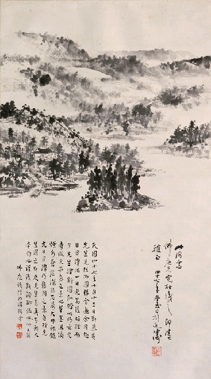 山水的焦點圖