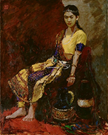 藏品:舞者的思索的(1)張圖片