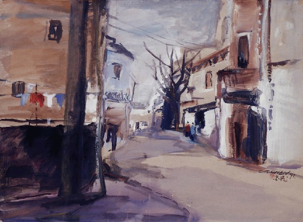 藏品:曬衣(蘇洲古巷)的(1)張圖片