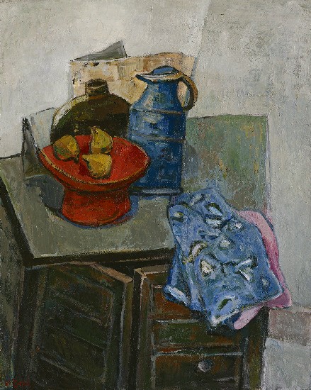 藏品:有老桌的靜物的(1)張圖片