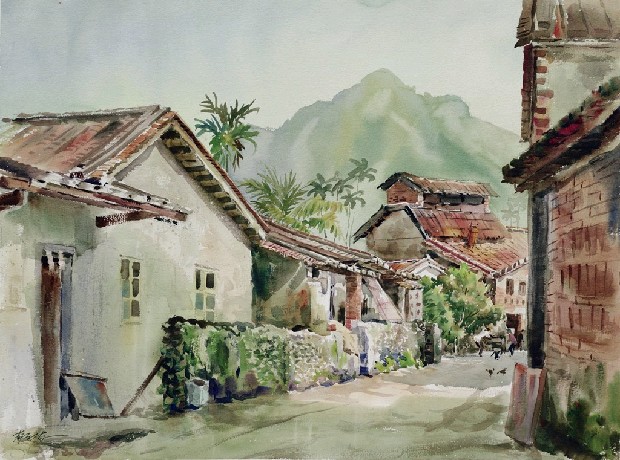 藏品:古巷晨光的(1)張圖片