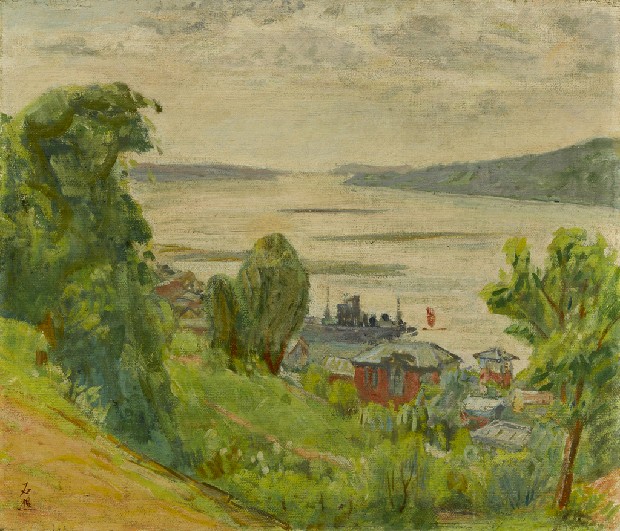 藏品:淡江鳥瞰的(1)張圖片