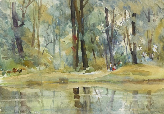 藏品:溪邊的(1)張圖片