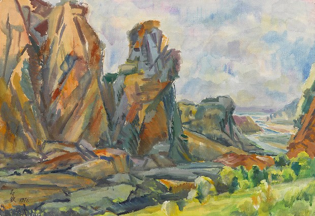 藏品:崩崖的(1)張圖片