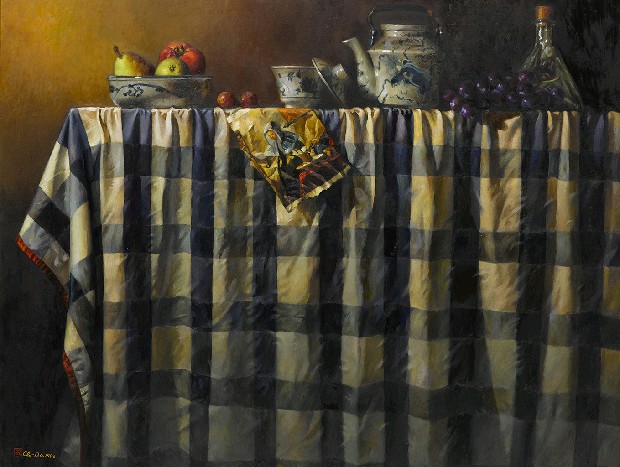 藏品:桌布上的靜物的(1)張圖片