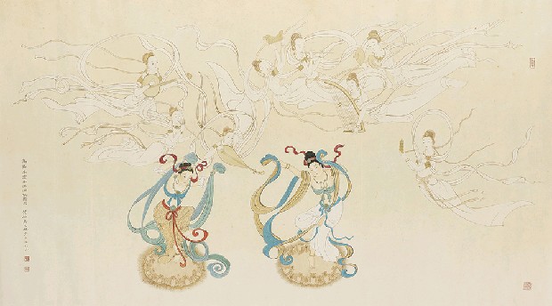 藏品:伎樂天的(1)張圖片