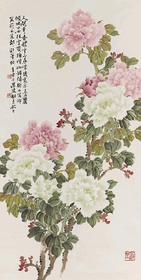 藏品:花卉(牡丹)的(1)張圖片