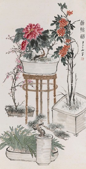 藏品:歲朝圖的(1)張圖片