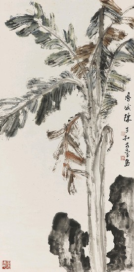 藏品:國畫(芭蕉)的(1)張圖片