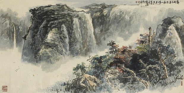 山水的焦點圖