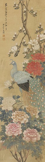 藏品:花鳥(玉堂富貴)的(1)張圖片