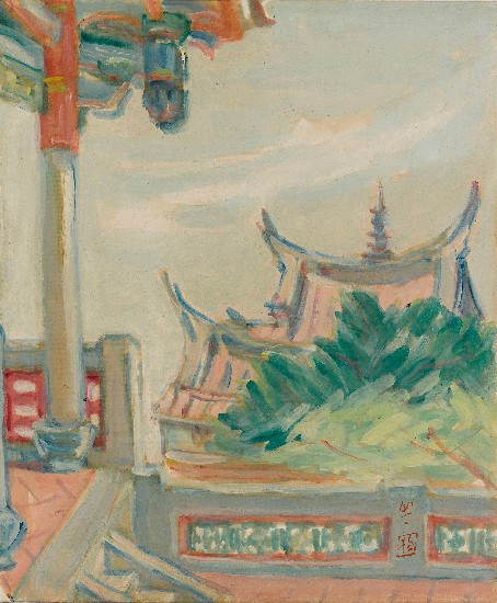 藏品:赤崁樓遠眺的(1)張圖片