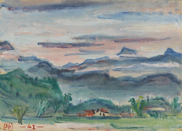 藏品:旗尾山的晨曦的(1)張圖片