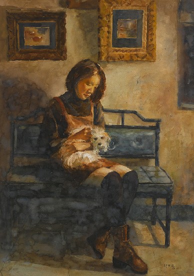 藏品:冥想的(1)張圖片