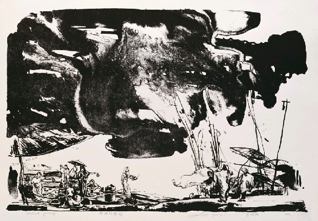 藏品:起風的恆河(將雨的恆河)的(1)張圖片