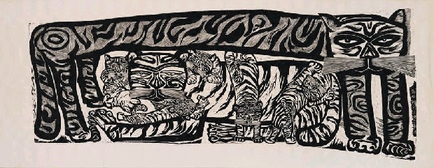 藏品:七虎圖的(1)張圖片