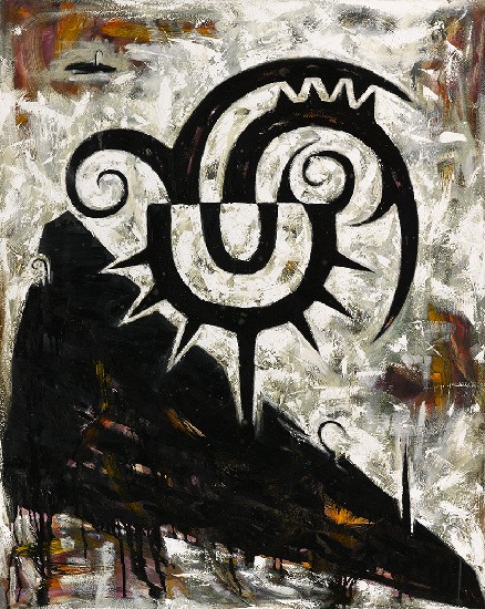 藏品:從黑水長出來的新植物-於一灘黑水中(三)的(1)張圖片