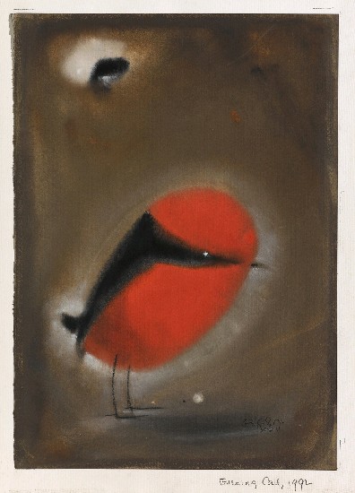 藏品:薄暮的呼聲Ⅰ-婆憂鳥的(1)張圖片