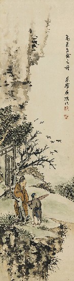 藏品:山水四屏的(2)張圖片