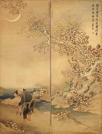 藏品:黃昏(披星戴月)的(2)張圖片