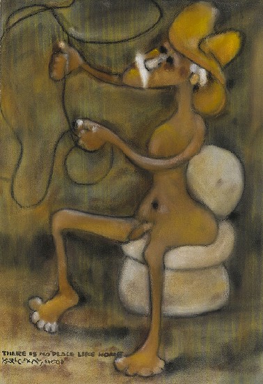 藏品:不談禮貌是最樂----自畫像的(1)張圖片