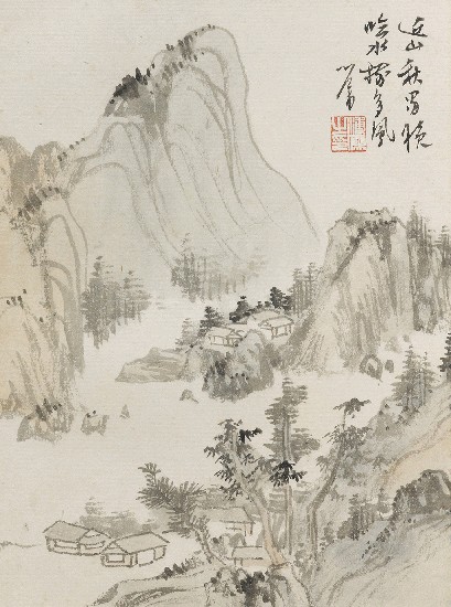 藏品:山水(冊頁)的(14)張圖片
