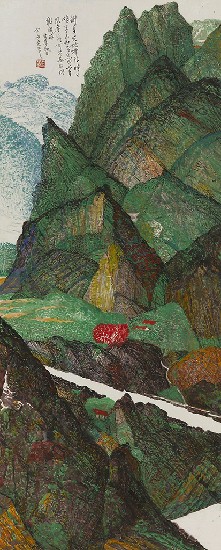 藏品:綠山紅樹的(1)張圖片