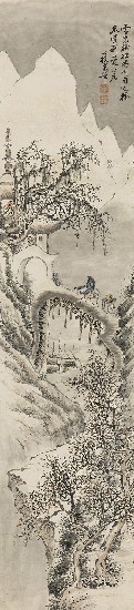 藏品:雪裏騎驢圖的(1)張圖片
